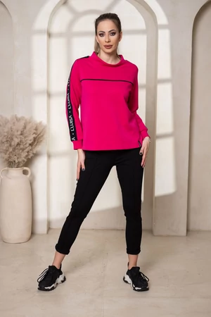 LUISA comfy szabadidő felső - Ruby
