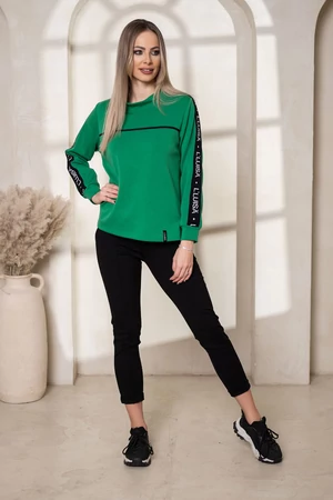 LUISA comfy szabadidő felső - Zöld