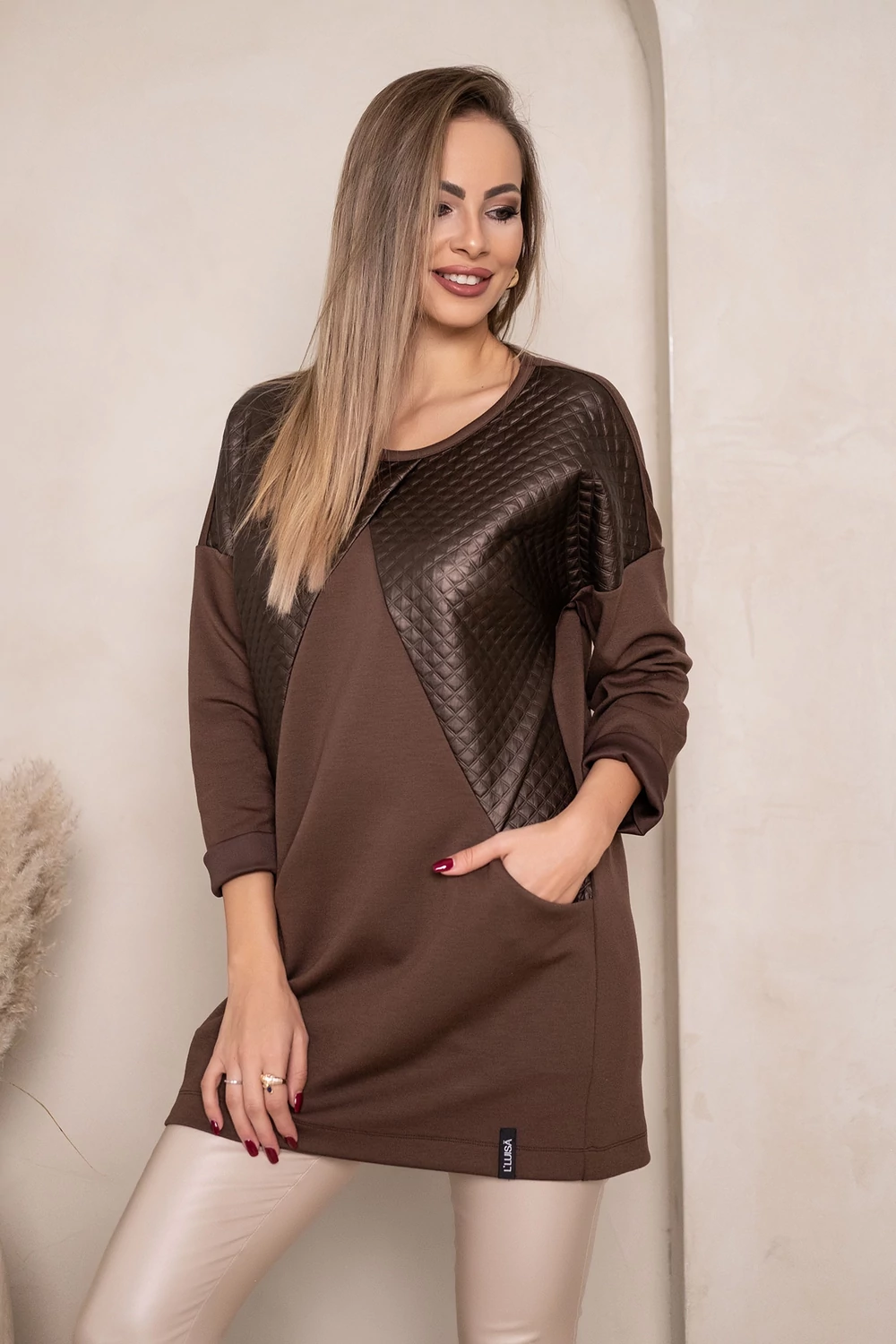 Tündér tunika - csokoládé